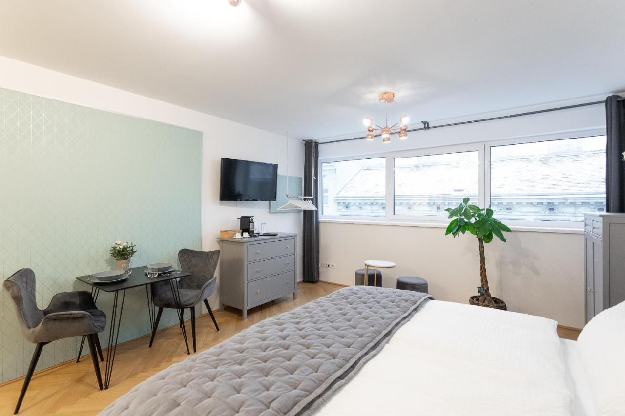 ☆NEW☆Luxus Studio☆NETFLIX/BOXSPRING ☆10min Centre☆ Viena Exterior foto